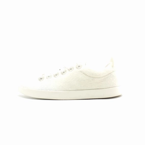 Allbirds Wool Pipers -LIMITED EDITION- Natural White (White Sole) EX Allbirds casual shoe styles