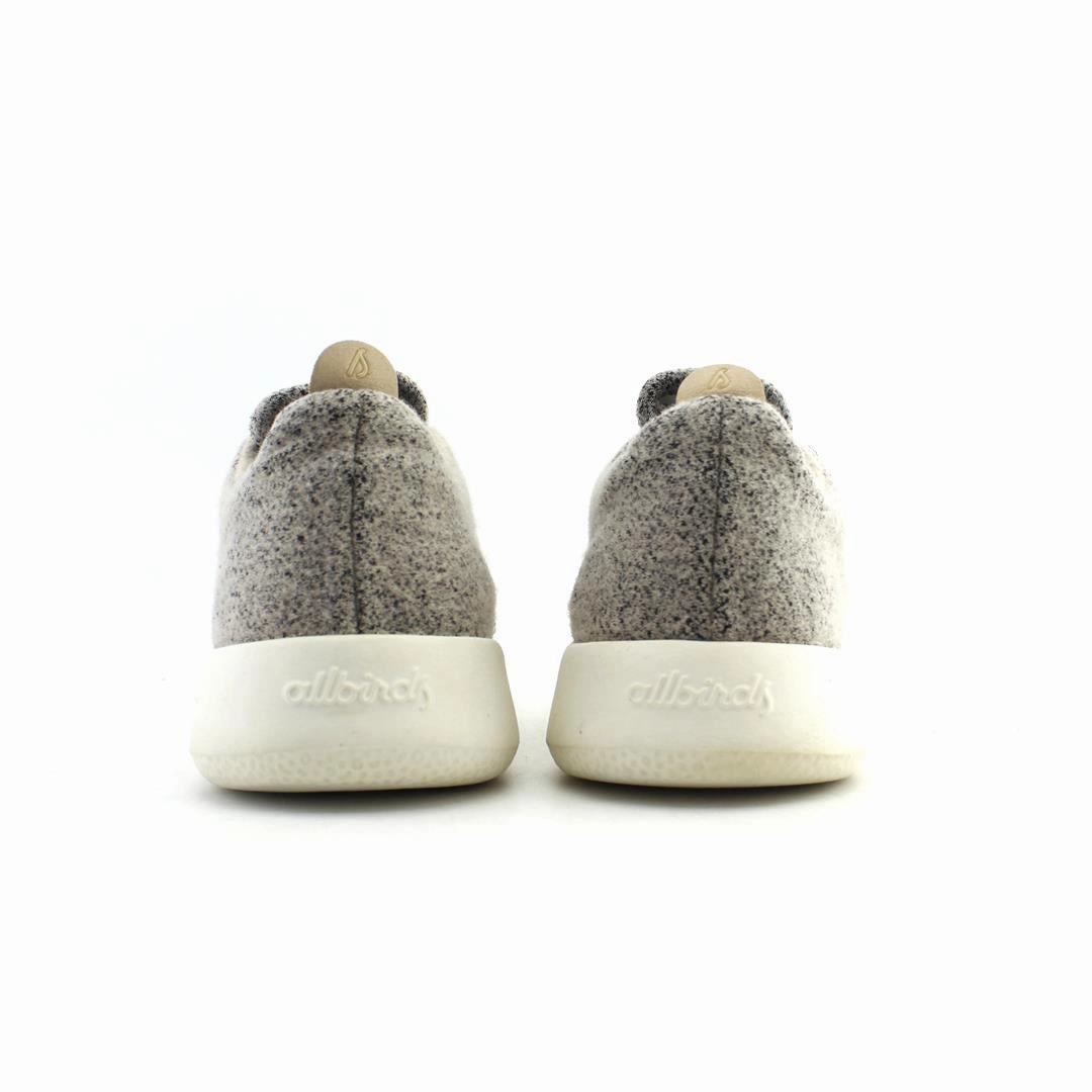 ALLBIRDS WOOL RUNNER MIZZLES - Dapple Grey  (Cream Sole) EX sleek everyday shoe design