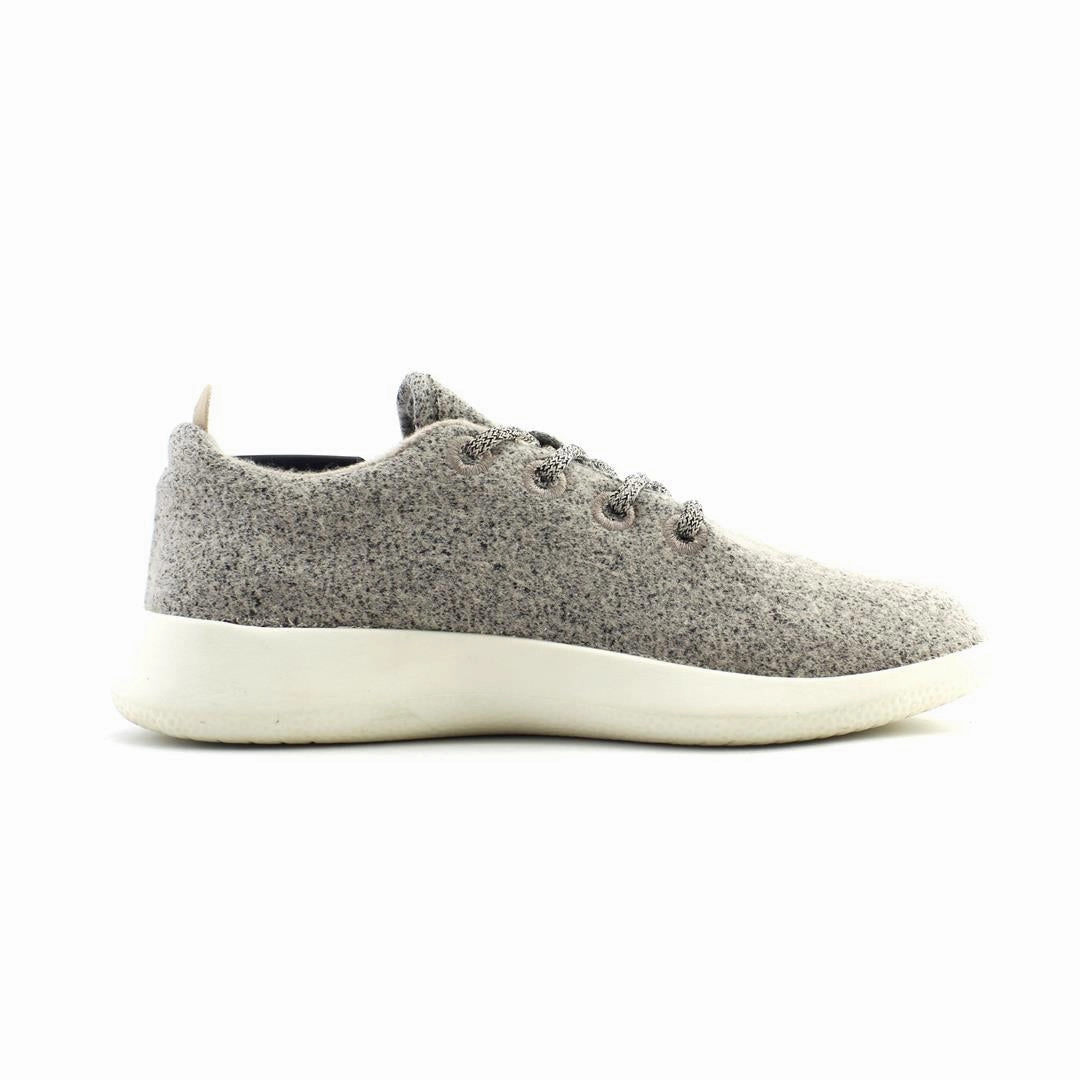 ALLBIRDS WOOL RUNNER MIZZLES - Dapple Grey  (Cream Sole) EX sleek everyday shoe design