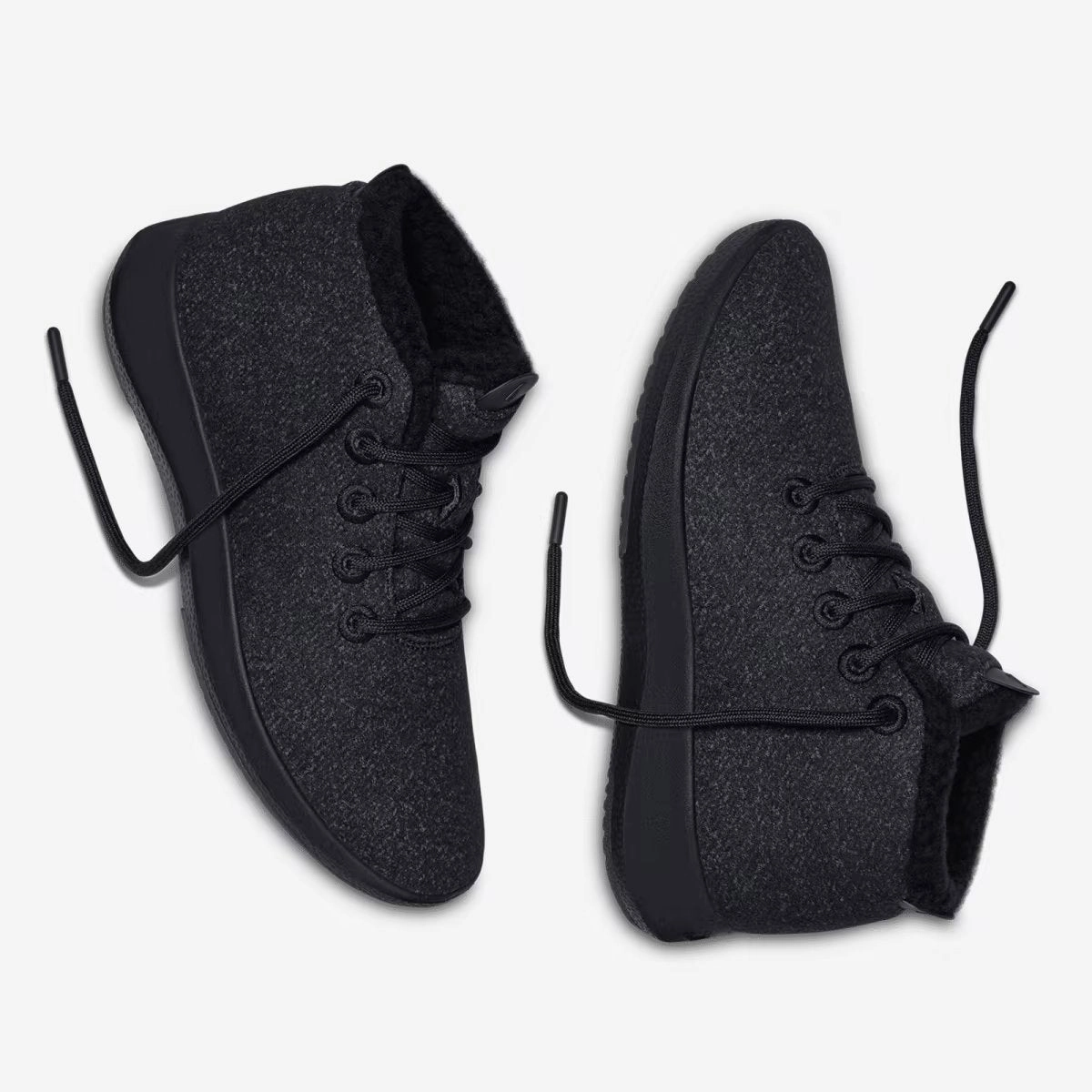 Allbirds Wool Runner-up Mizzle Fluffs - Natural Black (Black Sole) sleek everyday shoe design