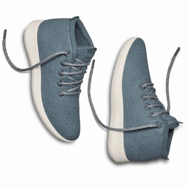Allbirds Wool Runner-up Mizzles - CLASSICS: Black Storm (Cream Sole) sleek everyday shoe design