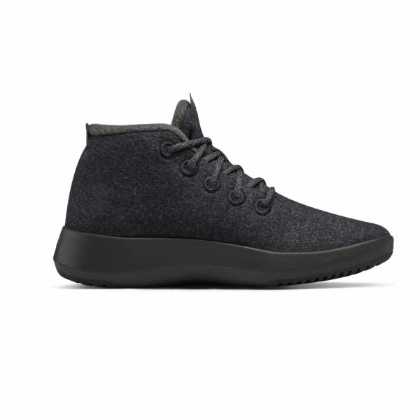 Allbirds Wool Runner-up Mizzles - LIMITED EDITION:  Natural Black (Black Sole) sleek everyday shoe design