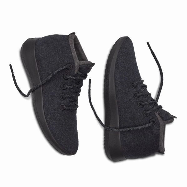 Allbirds Wool Runner-up Mizzles - LIMITED EDITION:  Natural Black (Black Sole) sleek everyday shoe design