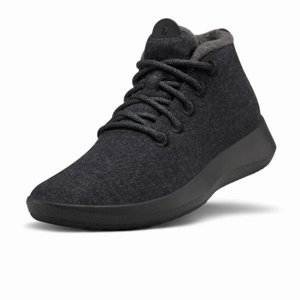 Allbirds Wool Runner-up Mizzles - LIMITED EDITION:  Natural Black (Black Sole) sleek everyday shoe design
