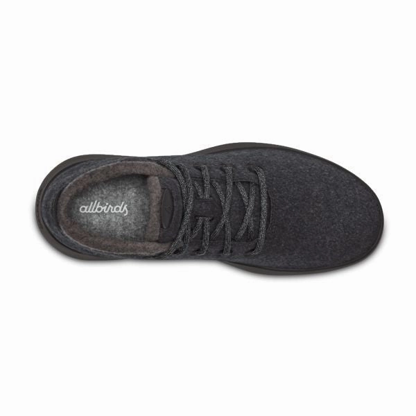 Allbirds Wool Runner-up Mizzles - LIMITED EDITION:  Natural Black (Black Sole) sleek everyday shoe design