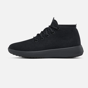 Allbirds Wool Runner-up Mizzles - LIMITED EDITION: Dark Black (Black Sole) EX Allbirds casual shoe styles