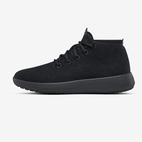 Allbirds Wool Runner-up Mizzles - LIMITED EDITION: Dark Black (Black Sole) Allbirds casual shoe styles
