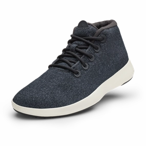 Allbirds Wool Runner-up Mizzles - LIMITED EDITION: Dark Gray (Natural White Sole) Allbirds eco-friendly footwear