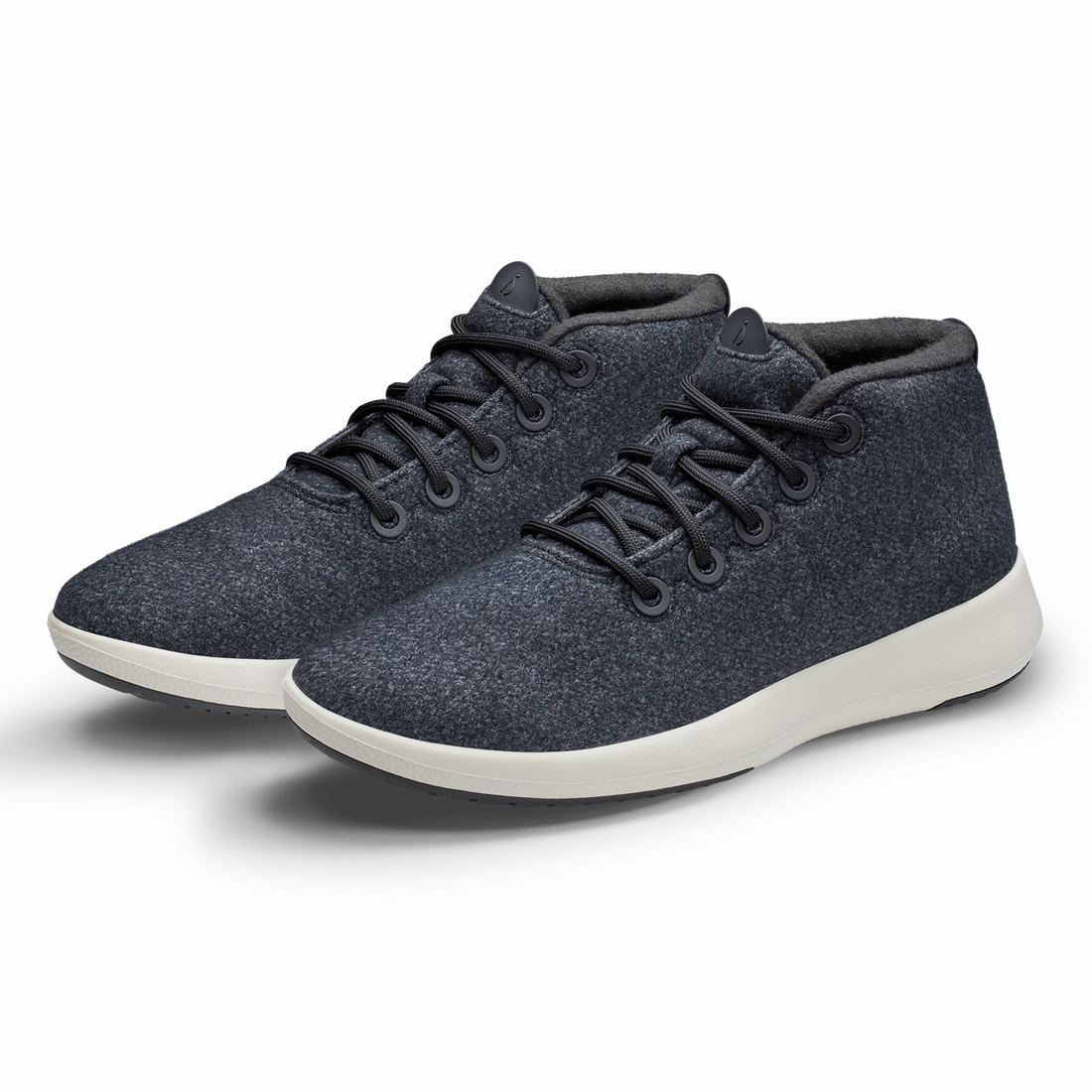 Allbirds Wool Runner-up Mizzles - LIMITED EDITION: Dark Gray (Natural White Sole) casual comfortable footwear