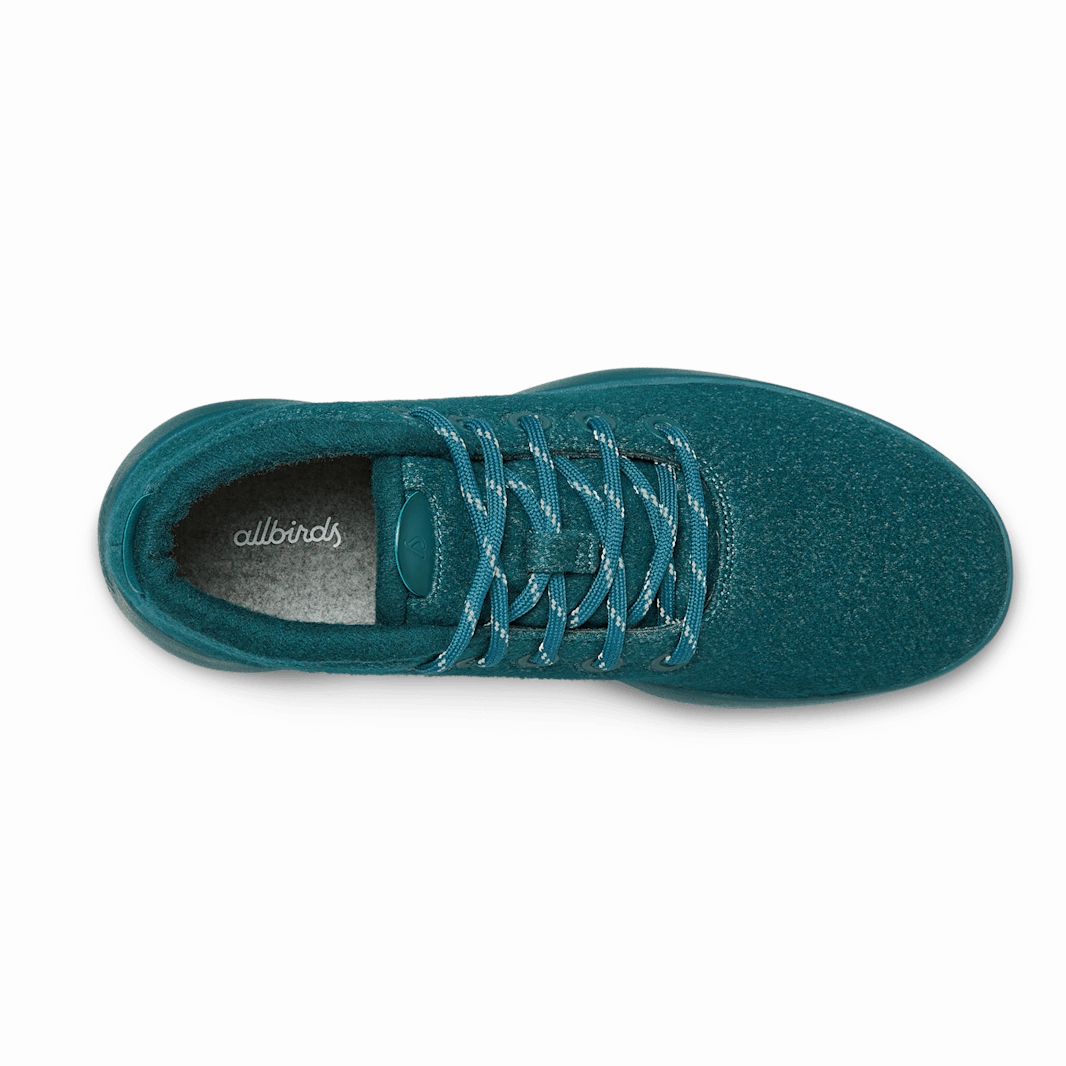 Allbirds Wool Runner-up Mizzles - LIMITED EDITION: Deep Emerald (Deep Emerald Sole) sleek everyday shoe design