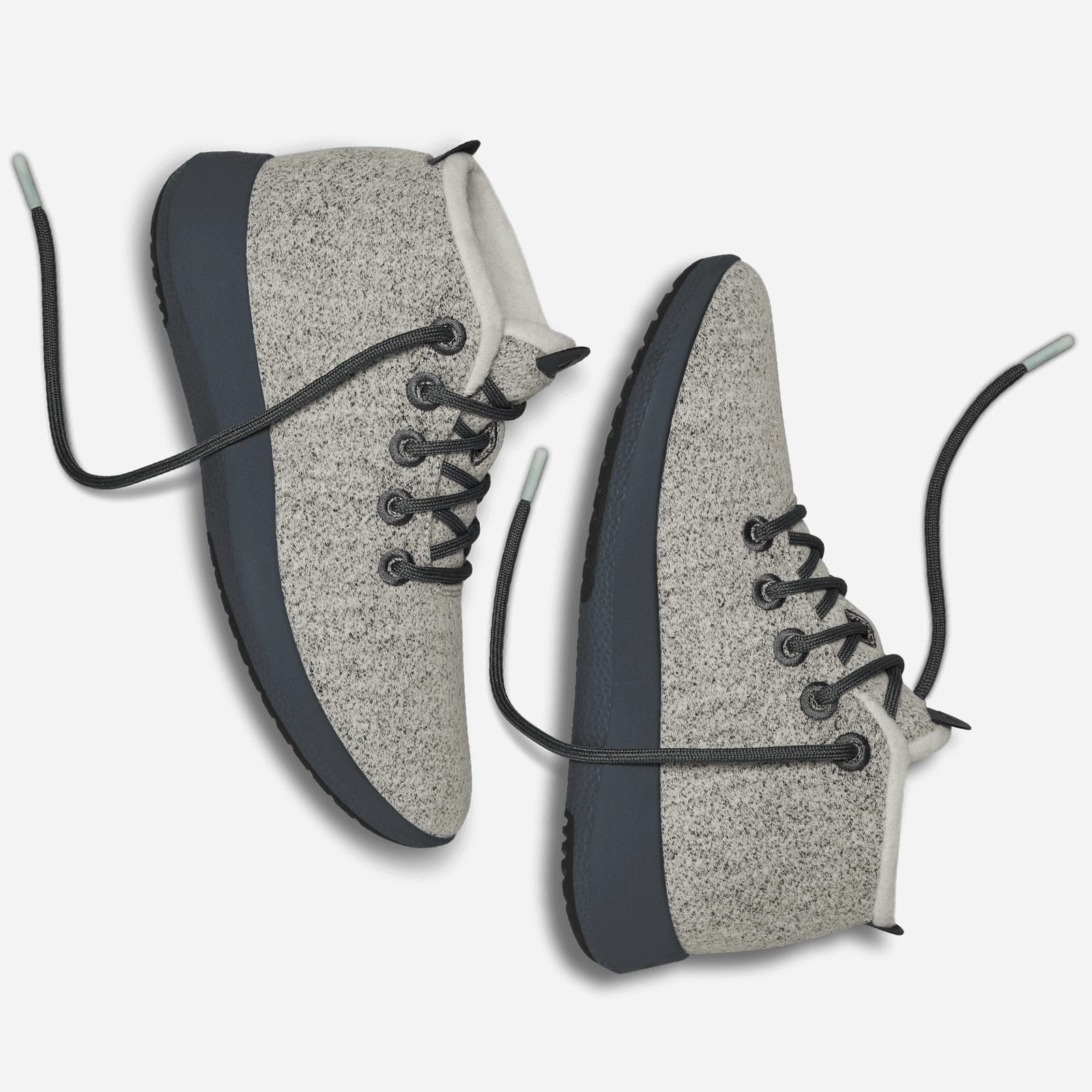 Allbirds Wool Runner-up Mizzles - LIMITED EDITION: Light Gray (Dark Gray Sole) sleek everyday shoe design