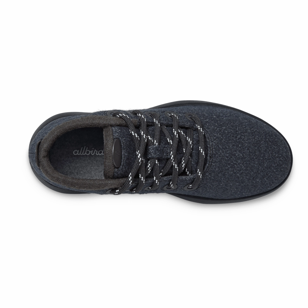 Allbirds Wool Runner-up Mizzles - LIMITED EDITION: Natural Black (Rugged Khaki Sole) sleek everyday shoe design