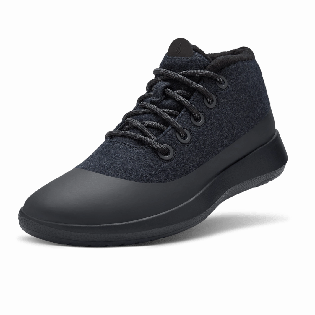 Allbirds Wool Runner-up Mizzles Plus - LIMITED EDITION: Natural Black (Natural Black Sole) casual comfortable footwear