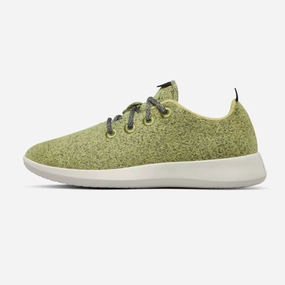 Allbirds Wool Runners - CLASSICS: Hazy Lime (Natural White Sole) Allbirds casual shoe styles