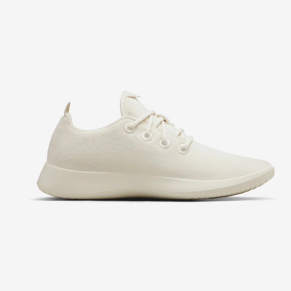 Allbirds Wool Runners - CLASSICS: Natural White (Cream Sole) sleek everyday shoe design