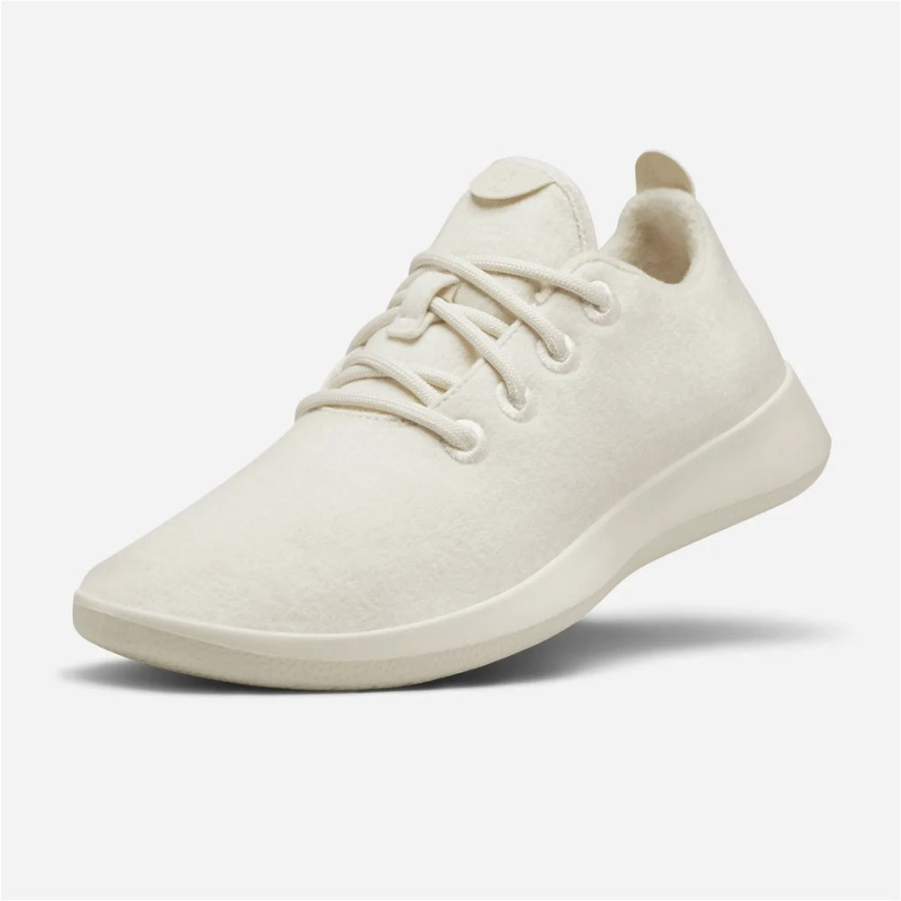 Allbirds Wool Runners - CLASSICS: Natural White (Cream Sole) sleek everyday shoe design