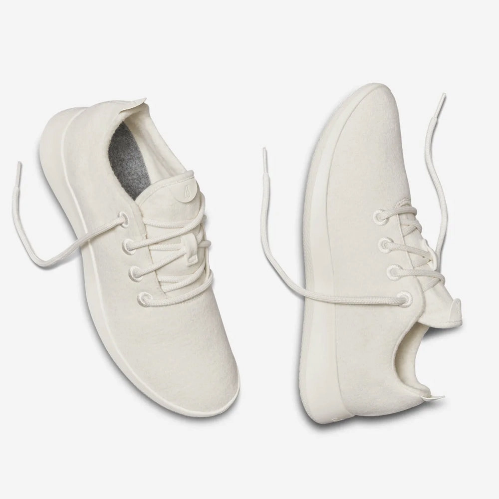 Allbirds Wool Runners - CLASSICS: Natural White (Cream Sole) sleek everyday shoe design