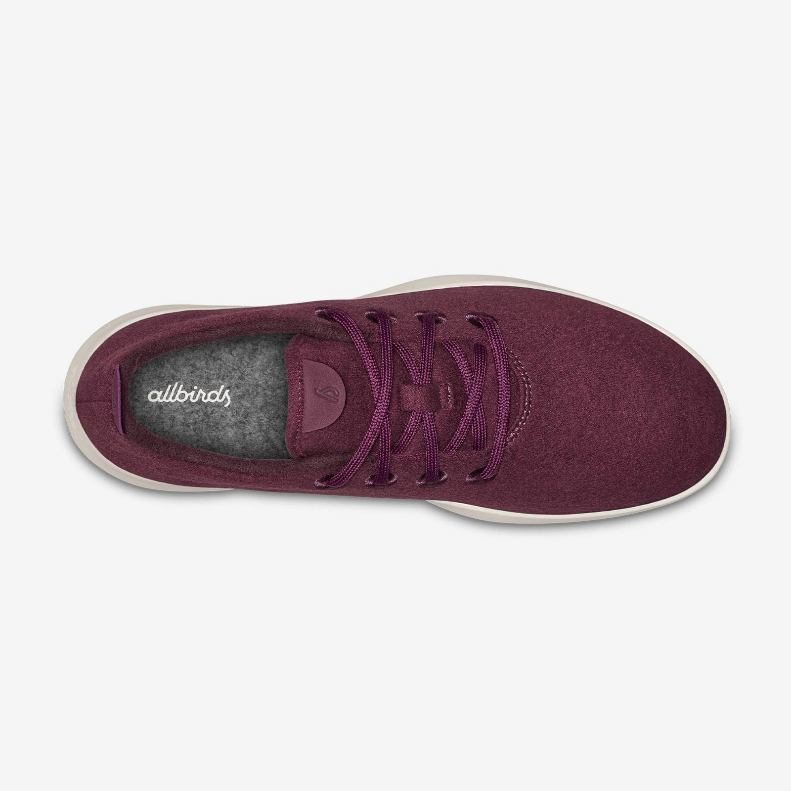 Allbirds Wool Runners - Dark Pink (Cream Sole) sleek everyday shoe design
