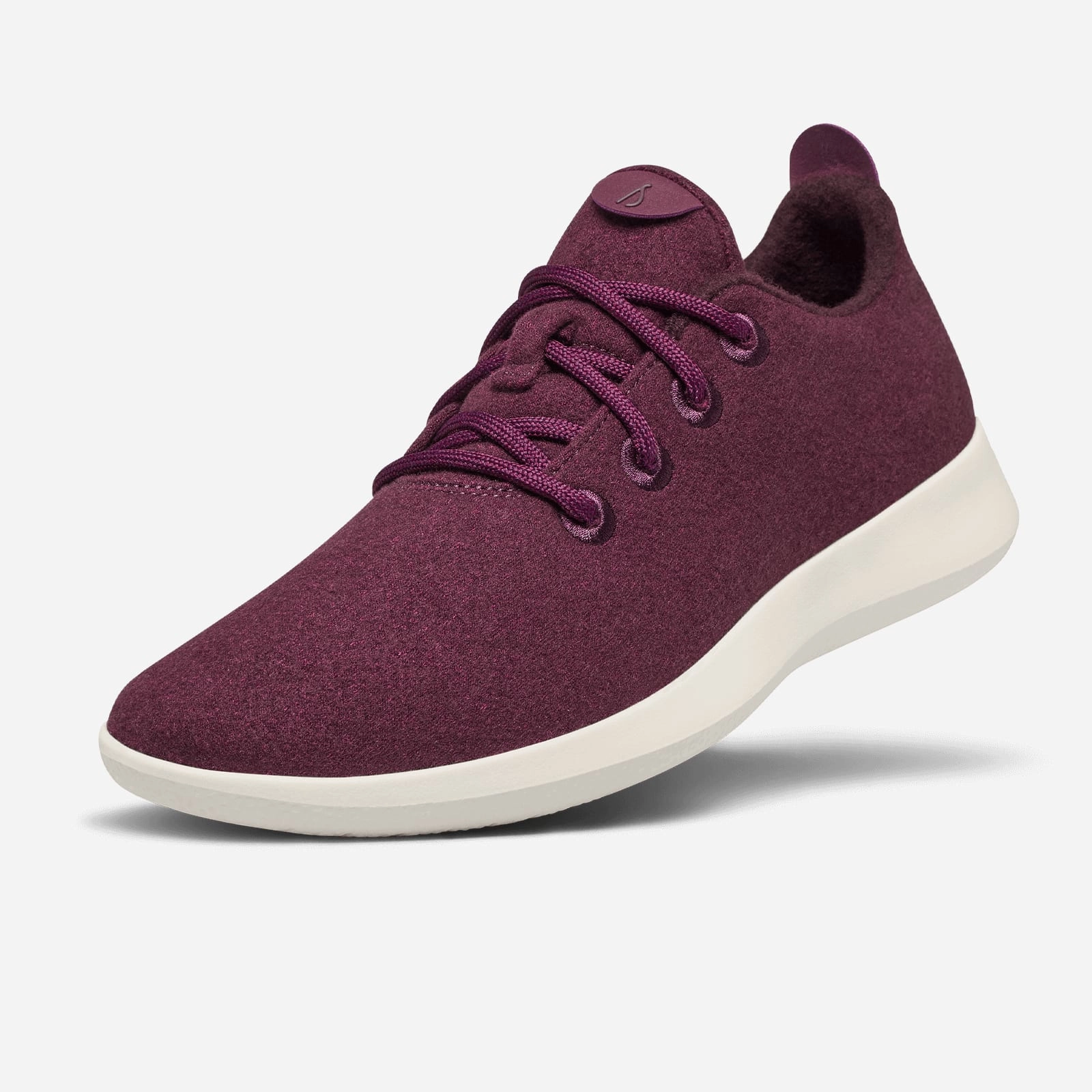 Allbirds Wool Runners - Dark Pink (Cream Sole) sleek everyday shoe design