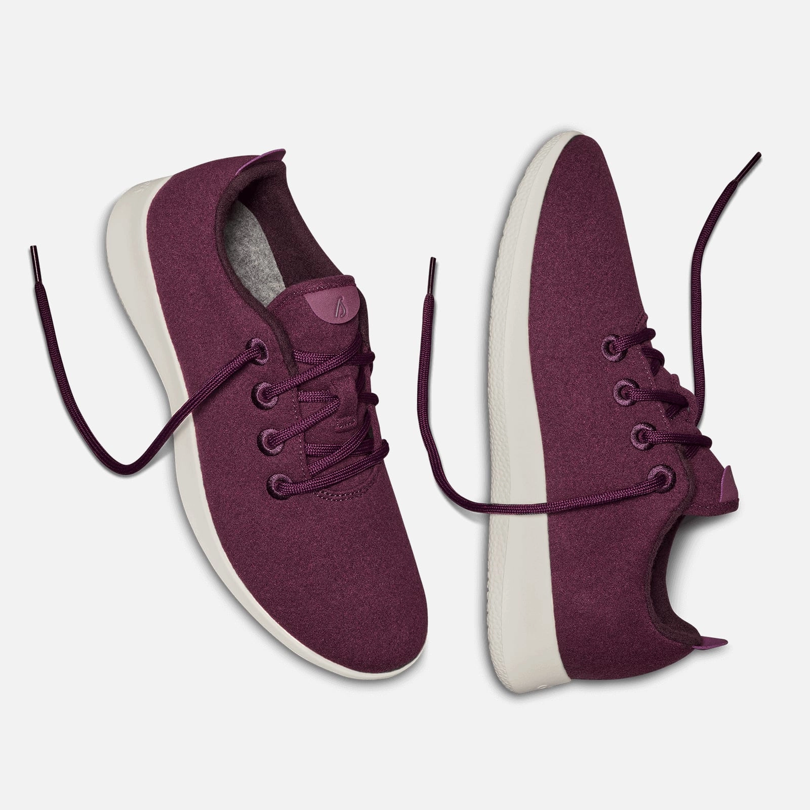 Allbirds Wool Runners - Dark Pink (Cream Sole) sleek everyday shoe design