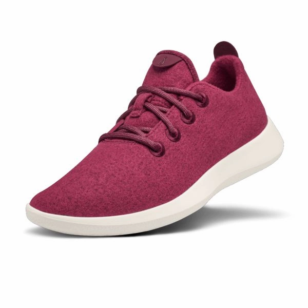 Allbirds Wool Runners - Jam Red (White Sole) sleek everyday shoe design