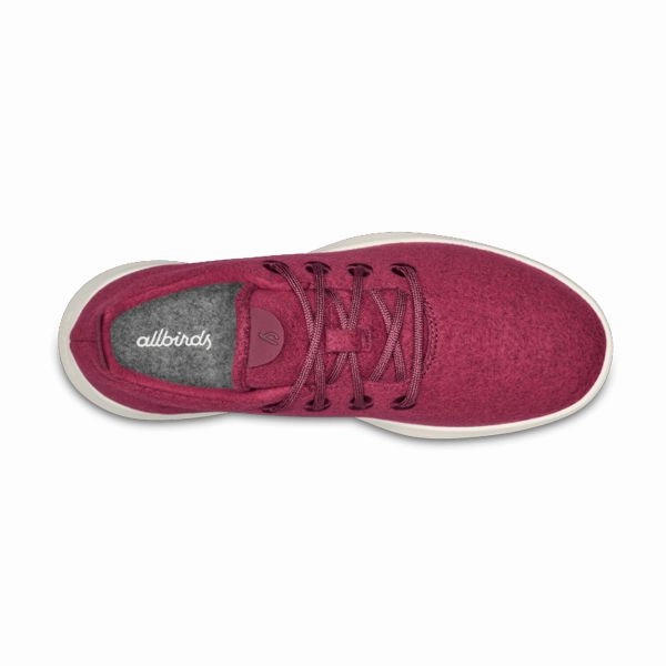 Allbirds Wool Runners - Jam Red (White Sole) sleek everyday shoe design