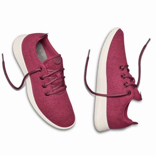 Allbirds Wool Runners - Jam Red (White Sole) sleek everyday shoe design