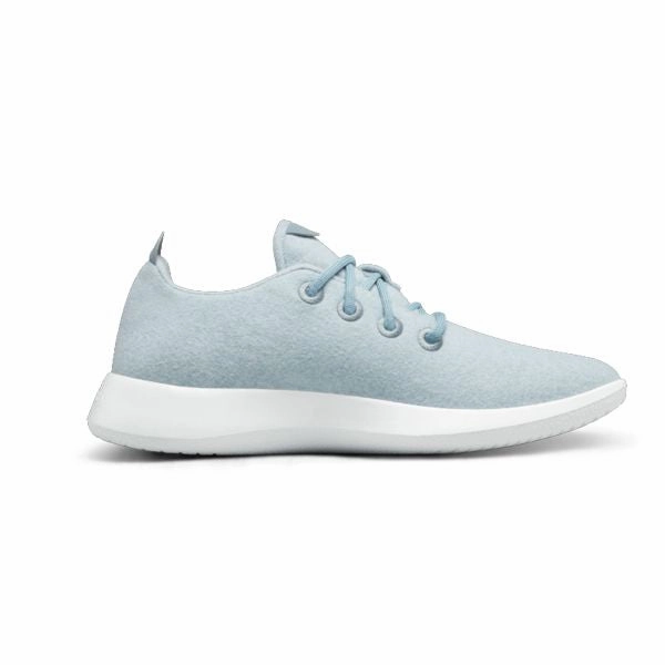 Allbirds Wool Runners - LIMITED EDITION : Frost (Pale Blue Sole) sleek everyday shoe design