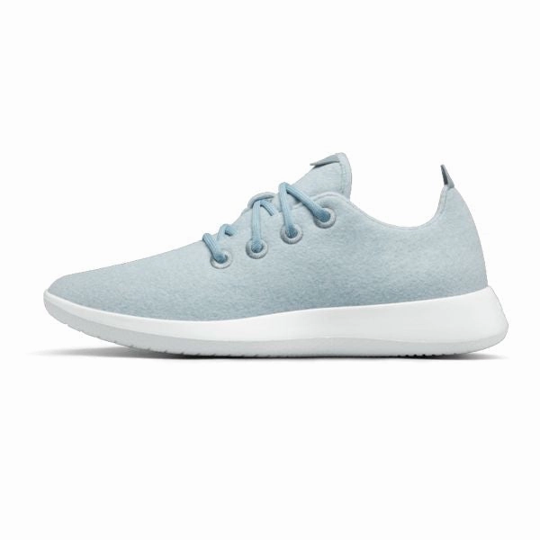 Allbirds Wool Runners - LIMITED EDITION : Frost (Pale Blue Sole) Allbirds casual shoe styles