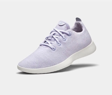 Allbirds Wool Runners - LIMITED EDITION : Light Purple (White Sole) Allbirds casual shoe styles