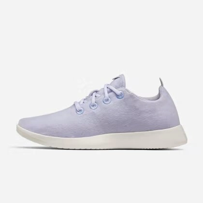 Allbirds Wool Runners - LIMITED EDITION : Light Purple (White Sole) sleek everyday shoe design