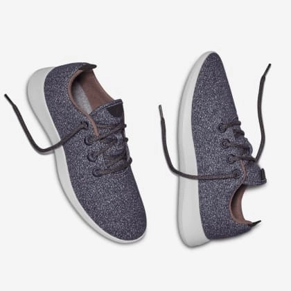 Allbirds Wool Runners - LIMITED EDITION:  MATTERHORN (White Sole) sleek everyday shoe design