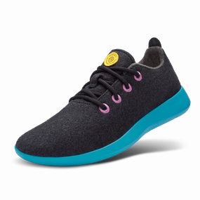 Allbirds Wool Runners - Limited Edition - Natural Black (Tribe Teal) Allbirds casual shoe styles