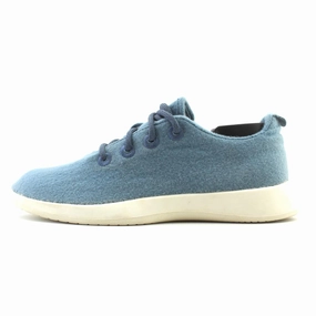 Allbirds Wool Runners - LIMITED EDITION : Tidal Blue (White Sole) EX Allbirds casual shoe styles