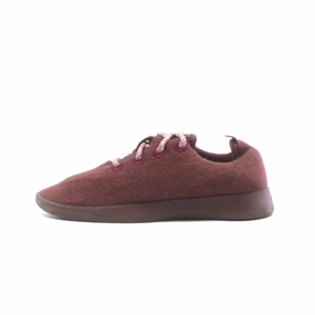 Allbirds Wool Runners - LIMITED EDITION: Berry Red (dark red Sole) EX Allbirds casual shoe styles