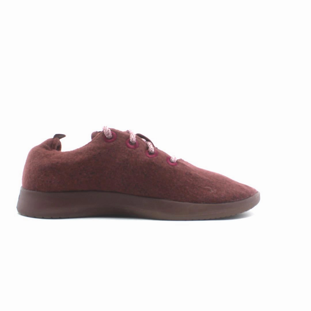 Allbirds Wool Runners - LIMITED EDITION: Berry Red (dark red Sole) EX sleek everyday shoe design