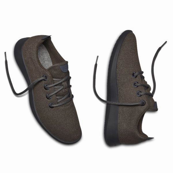 Allbirds Wool Runners - LIMITED EDITION: Coco Bean (Navy Blue Sole) sleek everyday shoe design