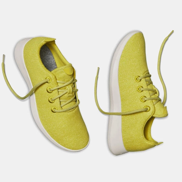 Allbirds Wool Runners - LIMITED EDITION: Elephant Grass(white Sole) sleek everyday shoe design