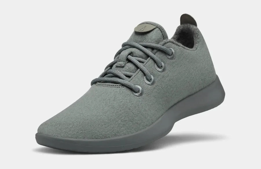 Allbirds Wool Runners - LIMITED EDITION: GREEN (green sole) Allbirds casual shoe styles