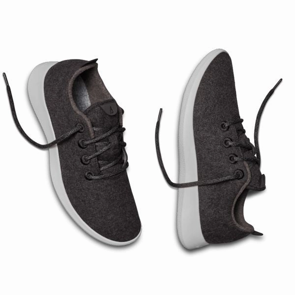 Allbirds Wool Runners - LIMITED EDITION: Light Black (Cream Sole) sleek everyday shoe design