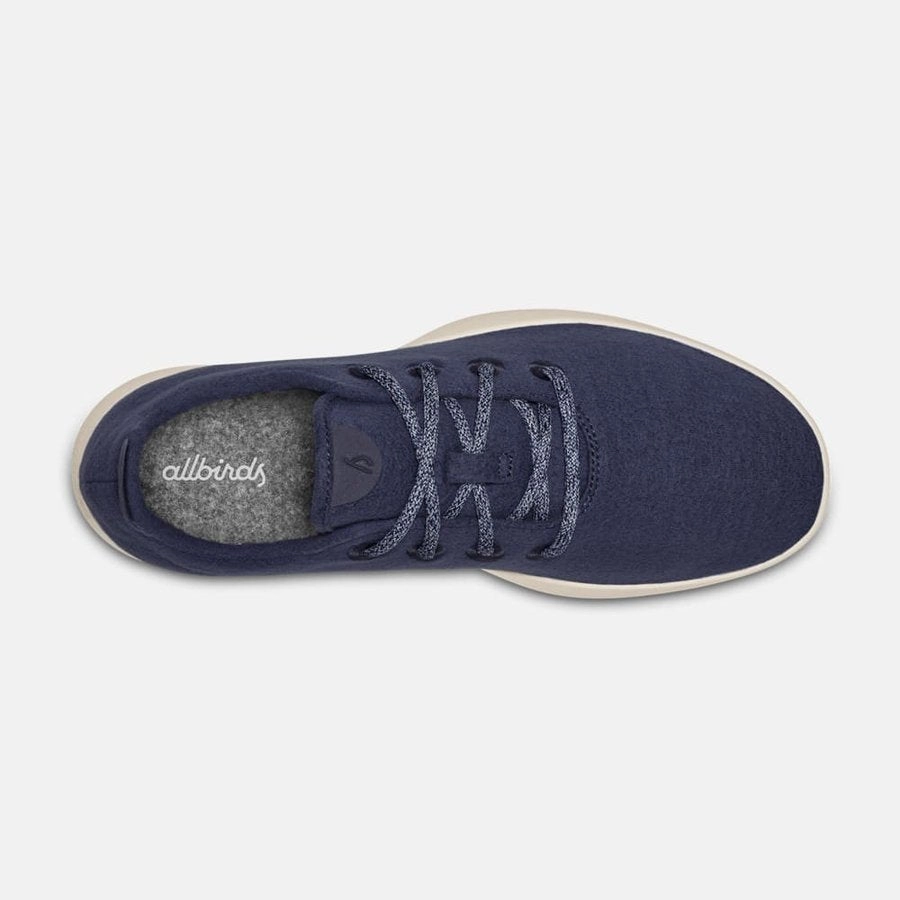 Allbirds Wool Runners - LIMITED EDITION: Navy Blue (Cream Sole) sleek everyday shoe design