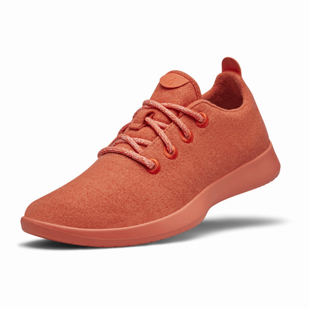 Allbirds Wool Runners - LIMITED EDITION: Orange sleek everyday shoe design