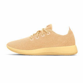 Allbirds Wool Runners - Lux Beige Marino  (Lux Beige Sole) Allbirds eco-friendly footwear