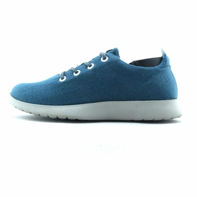 Allbirds Wool Runners - Teal Blue ( Gray Sole ) Allbirds eco-friendly footwear