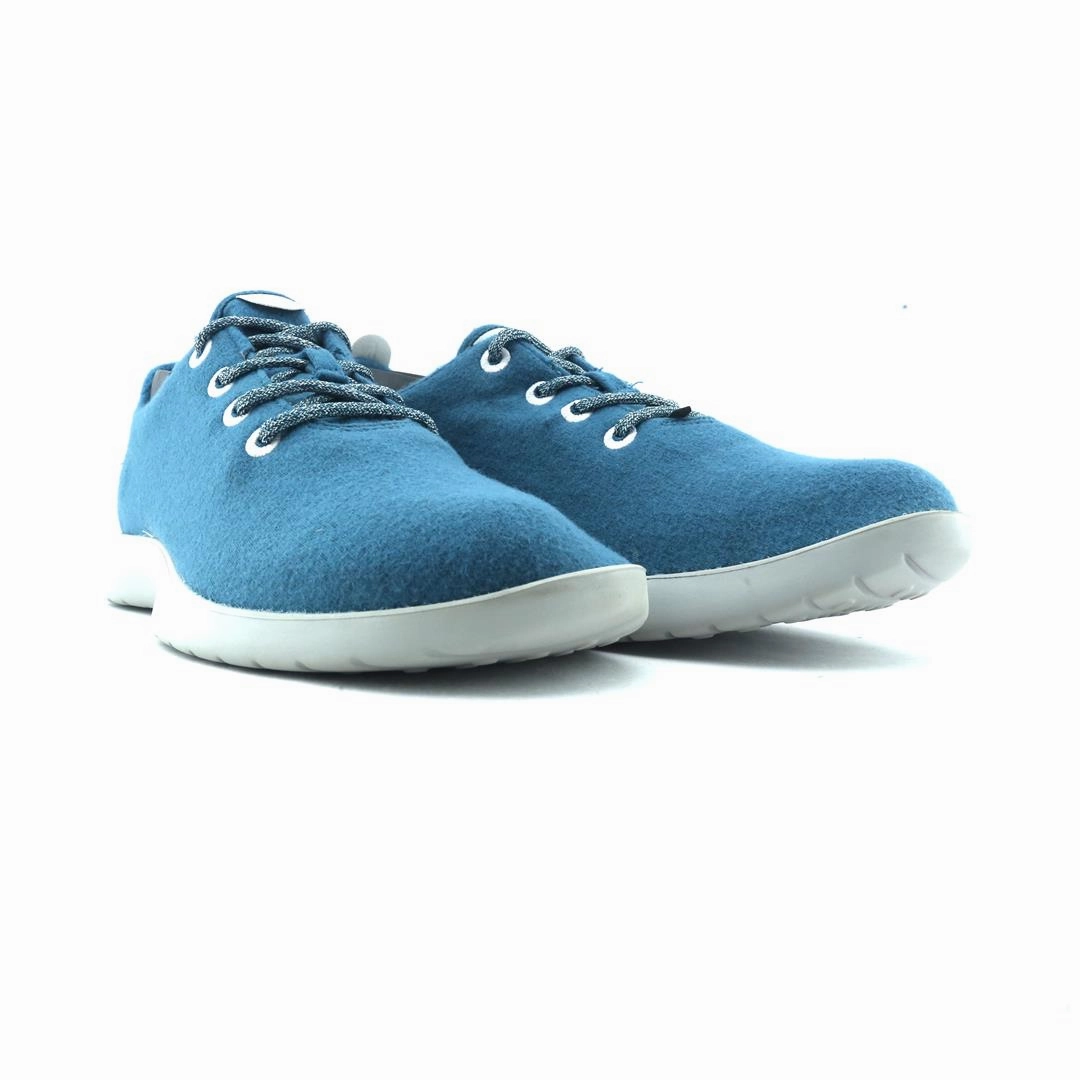 Allbirds Wool Runners - Teal Blue ( Gray Sole ) casual comfortable footwear
