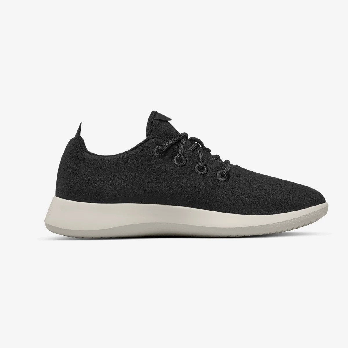 Allbirds Wool Runners - True Black (Cream Sole) EX sleek everyday shoe design