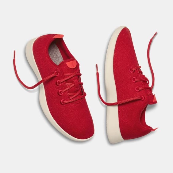 Allbirds Wool Runners - TUKE MARINARA (White Sole) sleek everyday shoe design