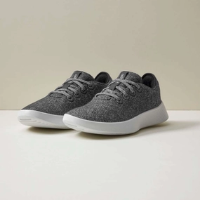 Allbirds Wool Runners Go - Dark Grey (Light Grey Sole) Allbirds casual shoe styles