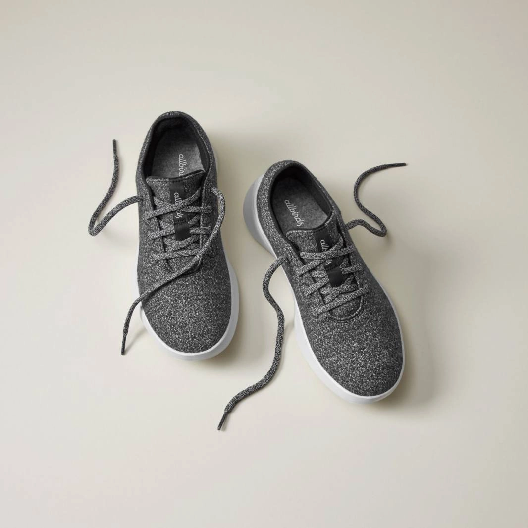 Allbirds Wool Runners Go - Dark Grey (Light Grey Sole) sleek everyday shoe design