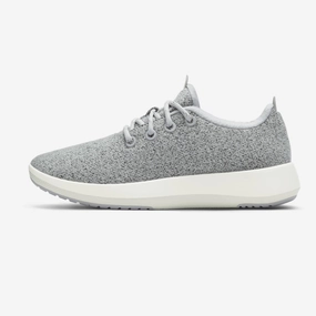 Allbirds Wool Runners Mizzles - CLASSICS: Light Gray Color (White Sole) Allbirds casual shoe styles